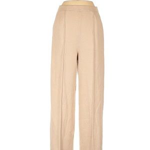 High waisted knit trousers.